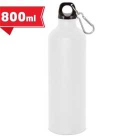 BOTTIGLIA ALLUMINIO 800 ML CON MOSCHETTONE PER SUBLIMAZIONE TUAREG&nbsp; 10990-SUB