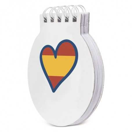 BLOCK NOTES CUORE SPAGNA “ESPAÑA” 10180|disegnare|StampaFast