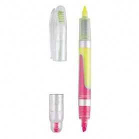 EVIDENZIATORE DOPPIO ROSA/GIALLO WICKY A-469