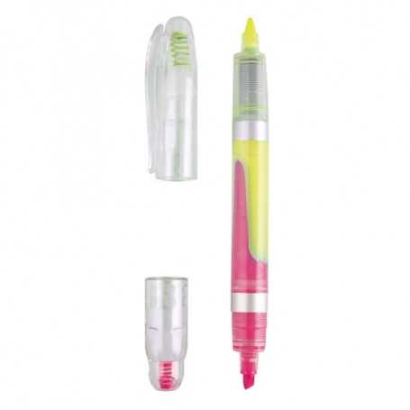 EVIDENZIATORE DOPPIO ROSA/GIALLO WICKY A-469|Matite|StampaFast