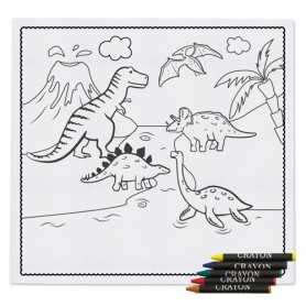 TOVAGLIETTA BIMBI + PASTELLI A CERA SAURUS 10349