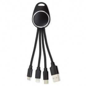 CARICABATTERIE LUCE LED 3 IN 1 TECHNO 10422