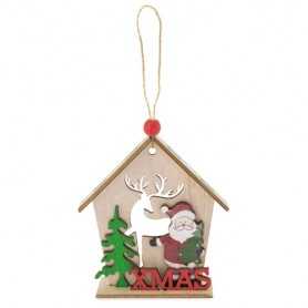 ORNAMENTO DI NATALE IN LEGNO “LAPONIA” 10114
