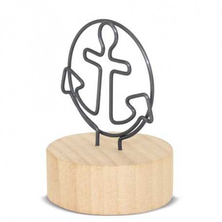 CLIP MEMO CON BASE IN LEGNO ÁNCORA 10544|Souvenirs e Scatoline|StampaFast