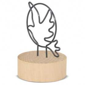 CLIP MEMO CON BASE IN LEGNO ESPÍRITU 10542