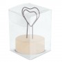 CLIP MEMO CON BASE IN LEGNO LOVE U 10541|Souvenirs e Scatoline|StampaFast