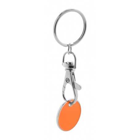 Portachiavi con gettone Arancione