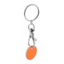 Portachiavi con gettone Arancione