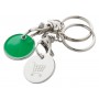 Portachiavi con gettone Verde