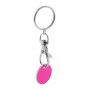 Portachiavi con gettone Fucsia