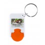 Portachiavi con gettone Arancione