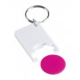 Portachiavi con gettone Fucsia