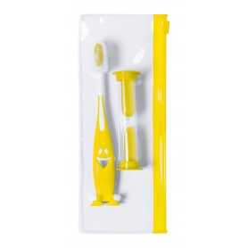 Set spazzolino da denti Giallo
