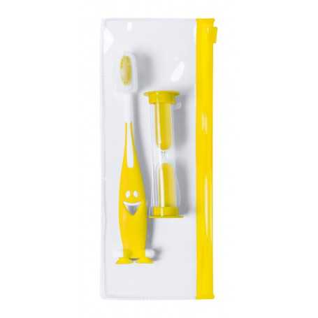 Set spazzolino da denti Giallo