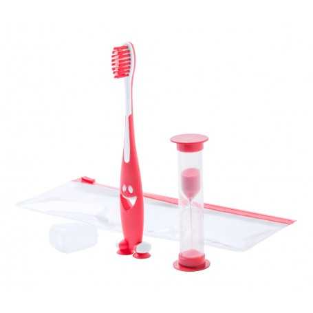 Set spazzolino da denti Rosso