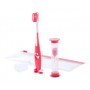Set spazzolino da denti Rosso