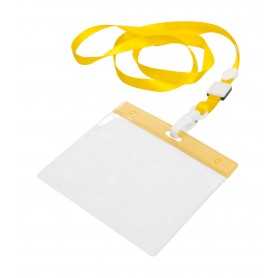 Lanyard porta badge Giallo