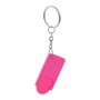Portachiavi con gettone Fucsia