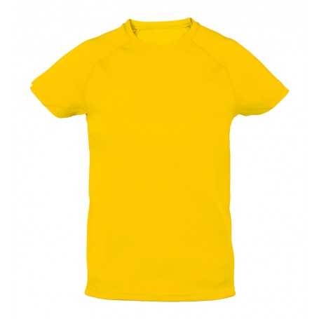 T-shirt sportiva ragazzo Giallo 4-5