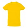 T-shirt sportiva ragazzo Giallo 4-5