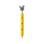 Penna a sfera in legno, mouse Giallo