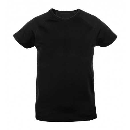 T-shirt sportiva ragazzo Nero 6-8