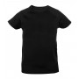 T-shirt sportiva ragazzo Nero 6-8