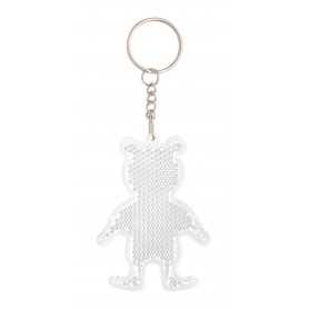 Portachiavi riflettente Bianco