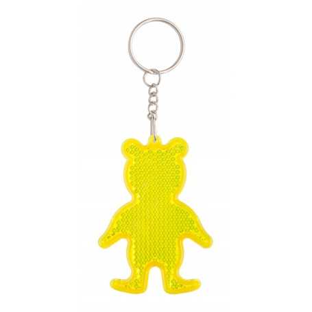 Portachiavi riflettente Giallo