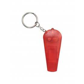 Portachiavi con fischietto Rosso