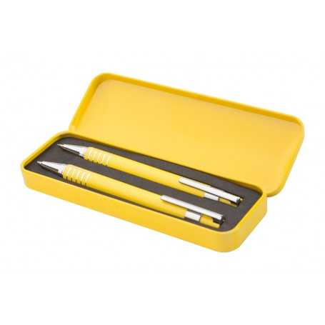 Set penna e matita Giallo