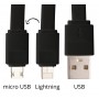 Cavo di ricarica USB Nero