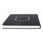 Quaderno con caricabatterie Nero