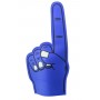 Mano del tifoso Blu