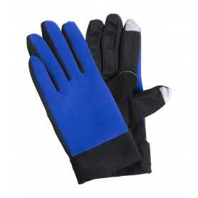 Guanti sportivi capacitivi Blu
