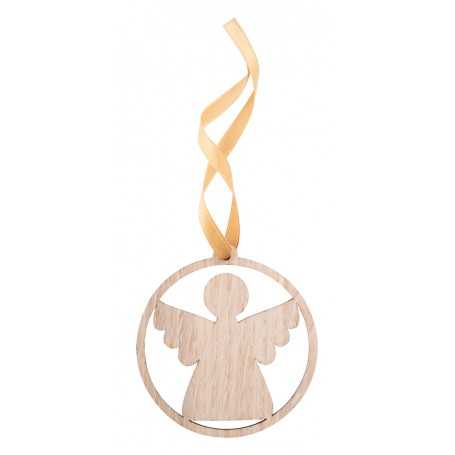 Decorazione albero Natale, angelo Naturale