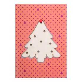 Biglietto Natalizio, albero Naturale