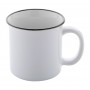 Tazza mug vintage per sublimazione. Nero