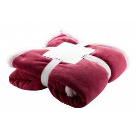 Coperta in pile Bordeaux