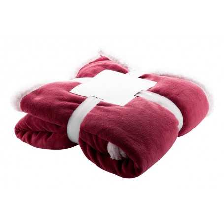 Coperta in pile Bordeaux