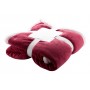Coperta in pile Bordeaux
