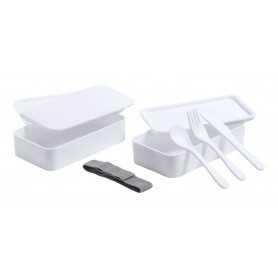 Contenitore antibatterico per il pranzo Bianco