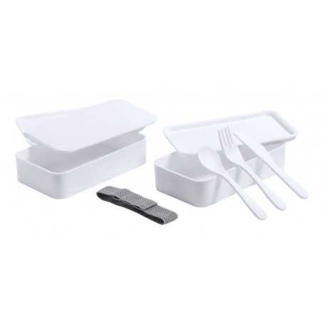 Contenitore antibatterico per il pranzo Bianco