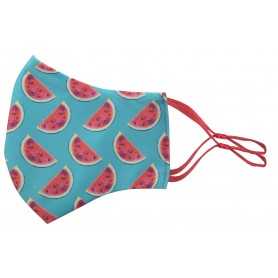 Mascherina regolabile personalizzata Rosso