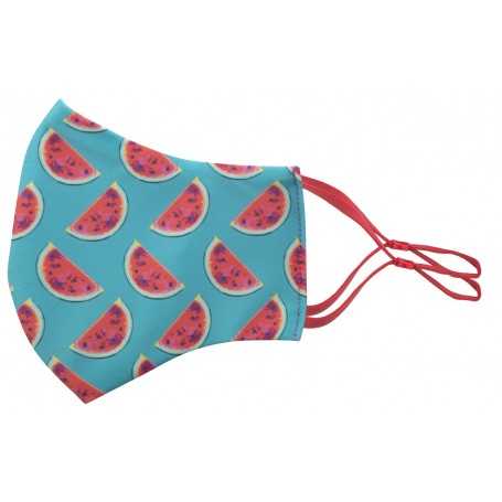 Mascherina regolabile personalizzata Rosso