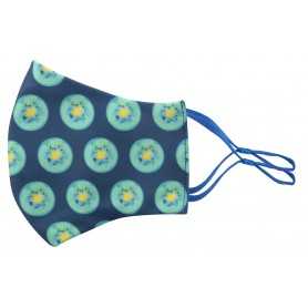 Mascherina regolabile personalizzata Blu