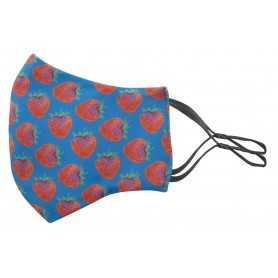 Mascherina regolabile personalizzata Nero