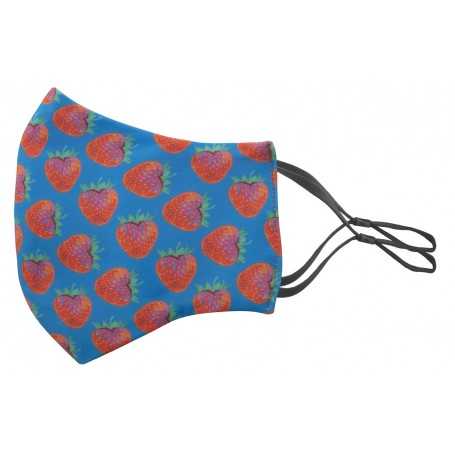 Mascherina regolabile personalizzata Nero