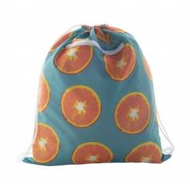 Sacca con coulisse personalizzabile Bianco