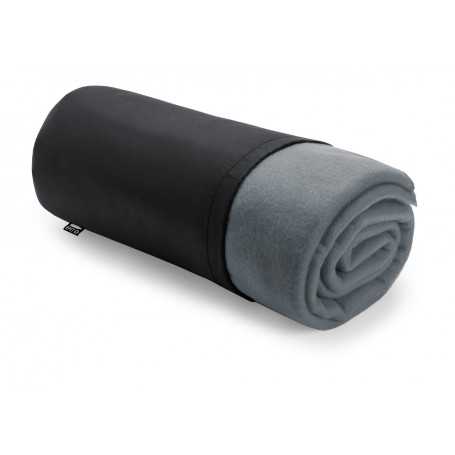 Coperta in RPET pile Cenere grigia